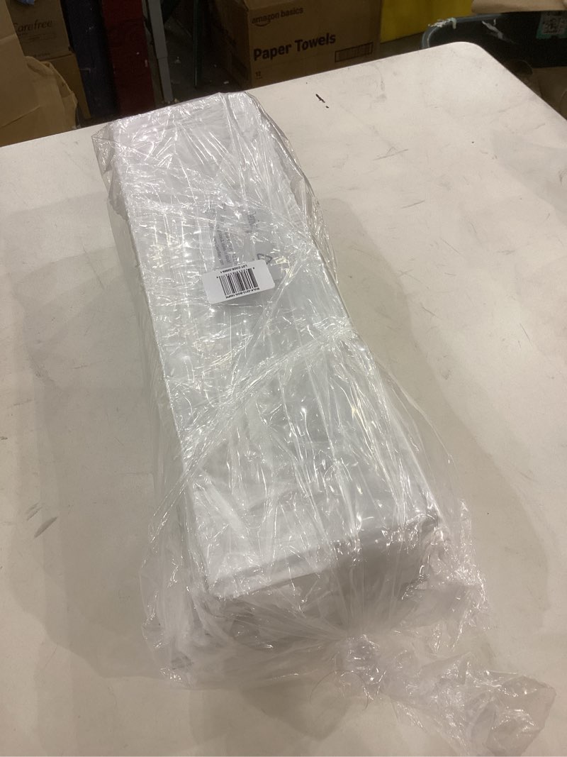 Hampton Distribution 100 Pack Clear Favor Boxes, 2.06 x 2.06 x 12.06 Inches, Transparent Plastic Gif