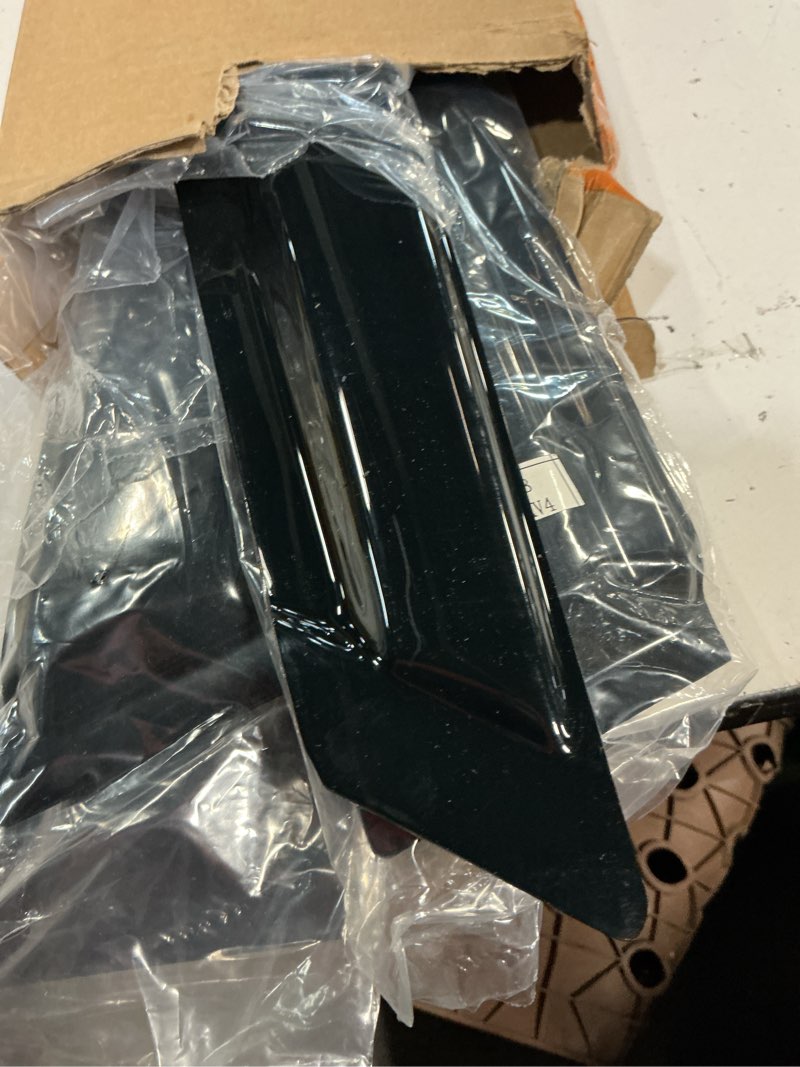 Condition photo showing As Is for window visors rain guards for 2013-2018 toyota rav4, out-channel window vent wind deflectors visors shades for 13-18 toyota rav4