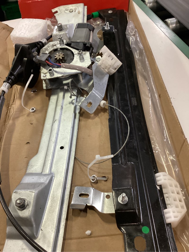 Condition photo showing As Is for a-premium power window regulator rear driver side compatible with ford explorer 2002-2010, explorer sport trac 2007-2010 & lincoln aviator 2003-2005 & mercury mountaineer 2002-2010, without motor