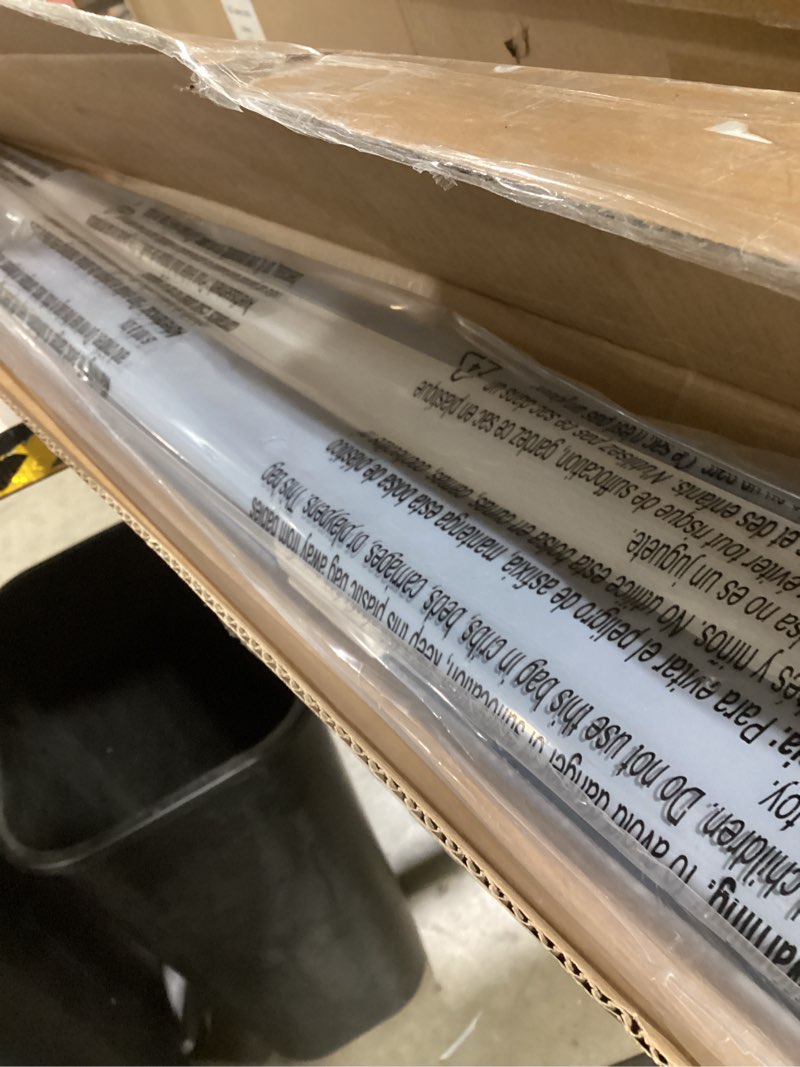 Condition photo showing Good Condition for LazBlinds No Tools No Drill Cordless Cellular Shades, Blackout Light Blocking Honeycomb Shades for Home, Thermal Insulation Blinds for Windows, 24" W x 64" H, Dark Grey Blackout-dark Grey 24" W x 64" H