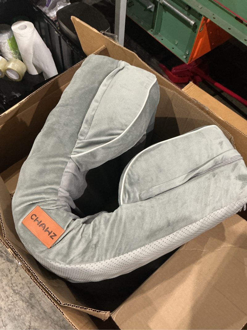 Condition photo showing As Is for dog beds for large dogs, orthopedic dog bed with cooling gel memory foam, waterproof large pet bed with removable washable cover, 36" pet sofa couch dutch velvet with bone toy, light gray light grey large(36"l x 27"w x8.5"th)