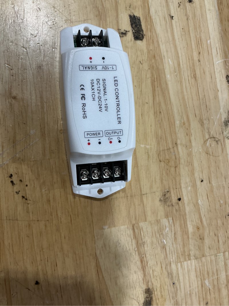 Condition photo showing As Is for 1ch 0 10v analog to cv pwm dimming signal controller 10a x 1ch