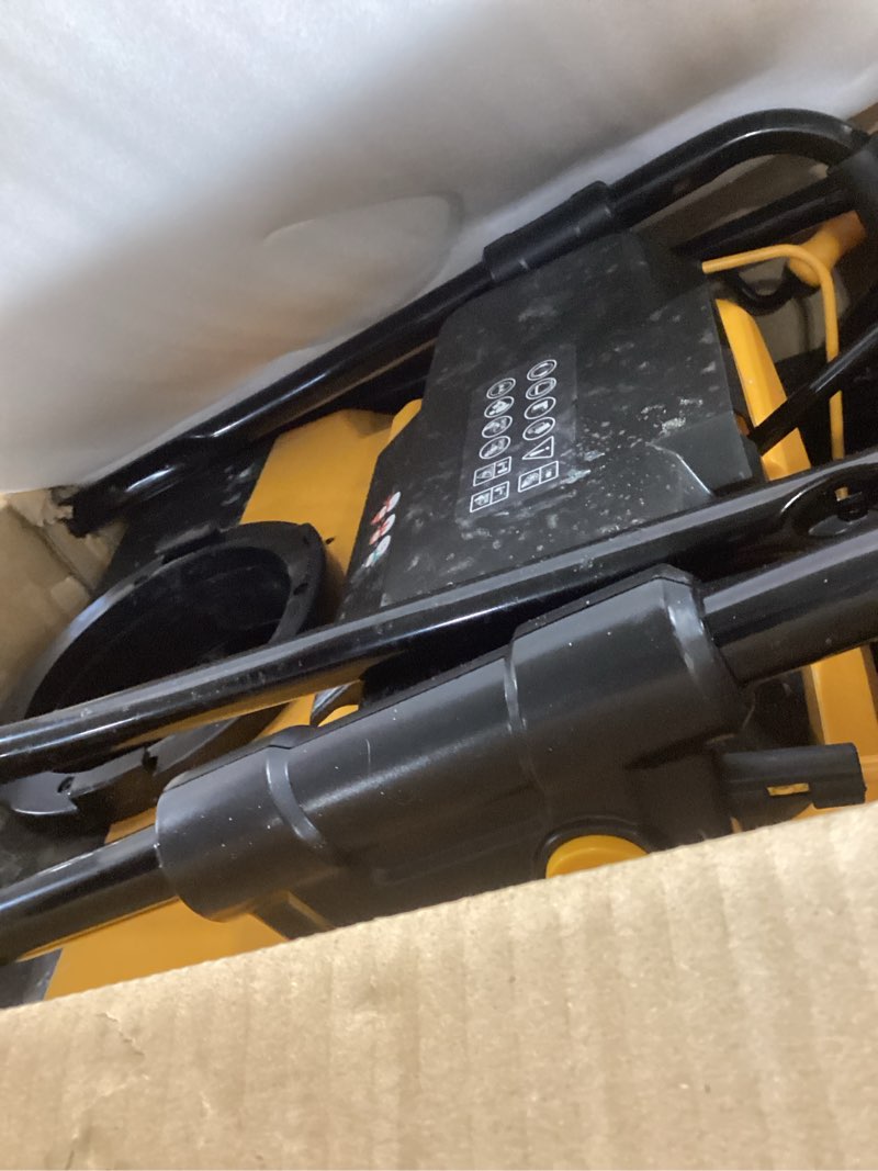 Condition photo showing As Is for Cordless Snow Blower(No Battery), Compatible with Dewalt 20V Max Battery, 20" Brushless Snow Thrower with Directional Plate & LED Lights, Electric Snow Blower Ideal for Walkways and Driveways