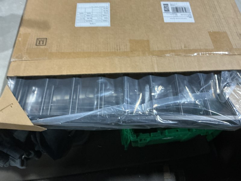 Condition photo showing Good Condition for babelio baby gate for stairs, kitchen & doorways, no bottom bar| one-handed operation| auto-close| hardware mount (drill needed) safety dog/pet gate (black - b17, 26-43" w, 28" h)