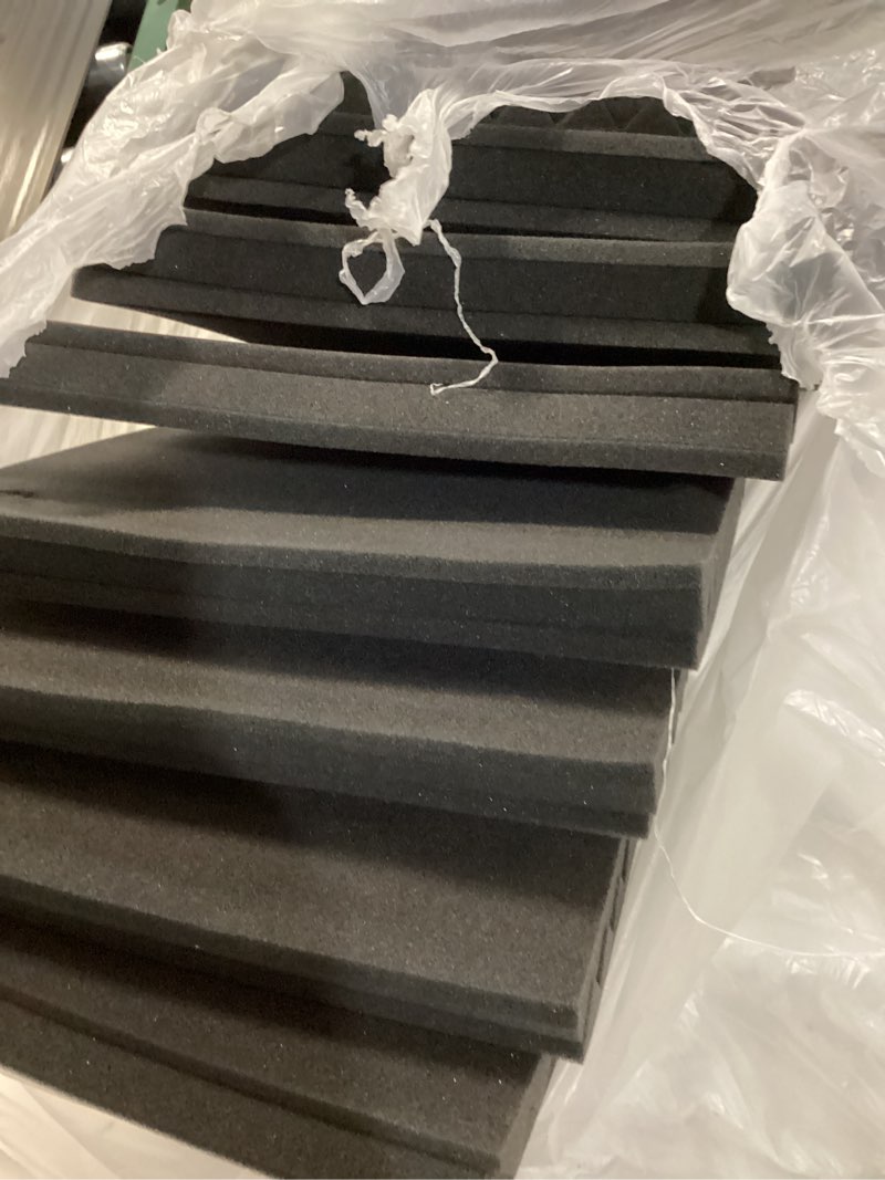 Condition photo showing As Is for black foam sheets