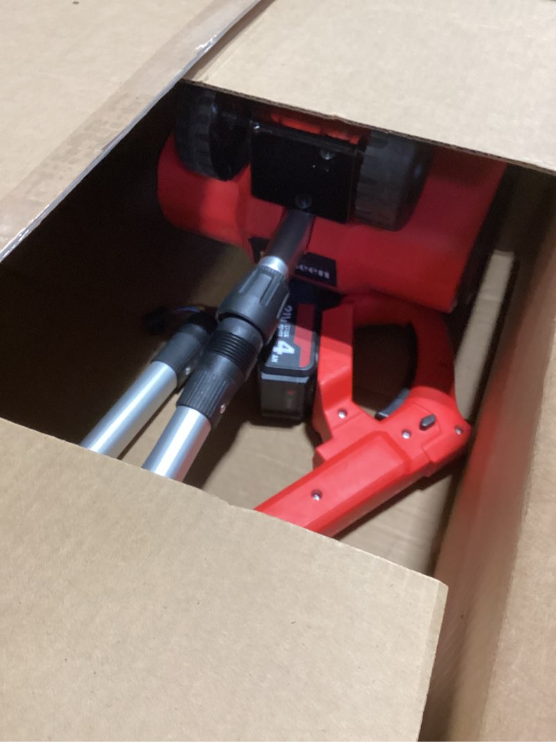 Condition photo showing Good Condition for Cordless Snow Shovel, 21V Electric Cordless Snow Blower with Battery and Charger, 19FT Throw Distance, Lightweight 9.9lb for Driveway, Steps, Patio, Sidewalk(Red)