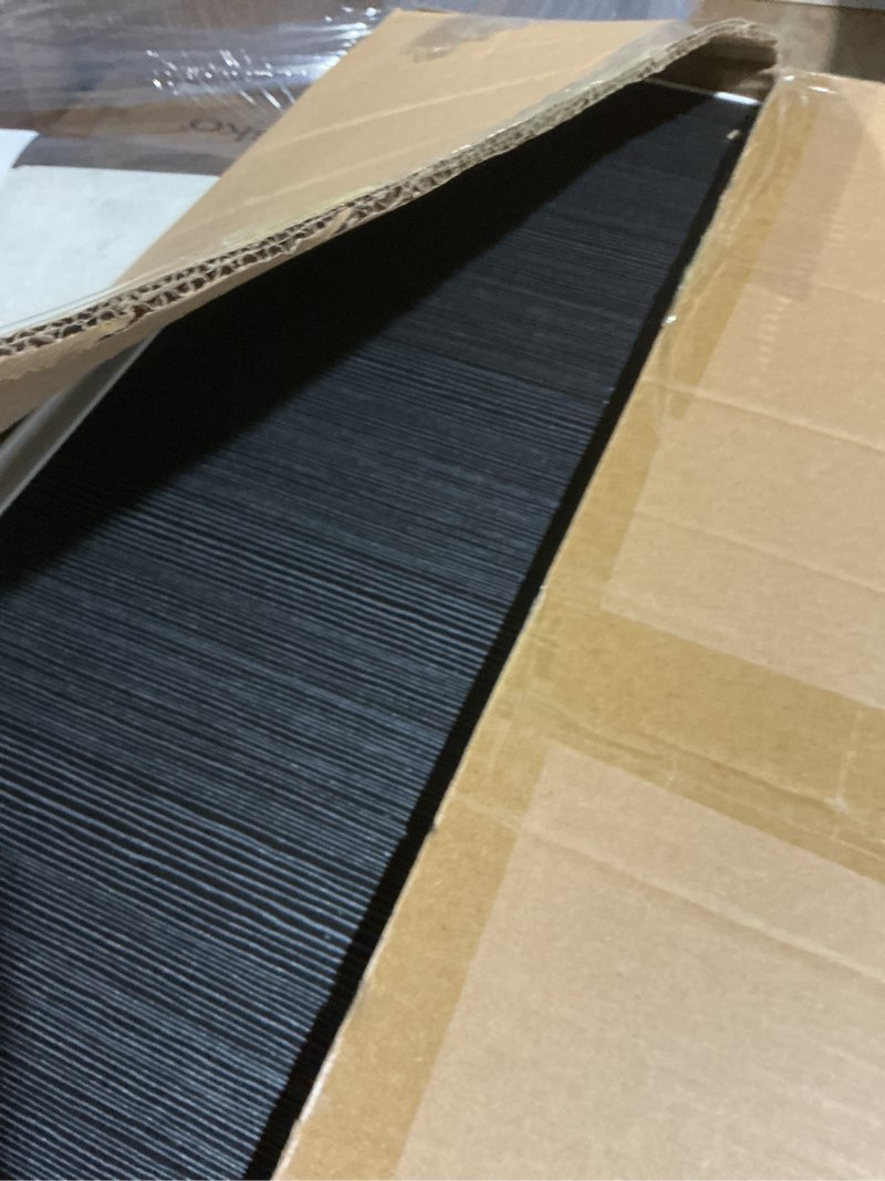 Condition photo showing As Is for Laptop Desk for Bed, Adjustable Height Laptop Bed Table, Foldable Lap Desk with USB Charge Port, Desktop Card Slot, Side Drawer, Book Shelf, Portable Lap Tray for Eating Reading Working Sofa & Floor Matte Black