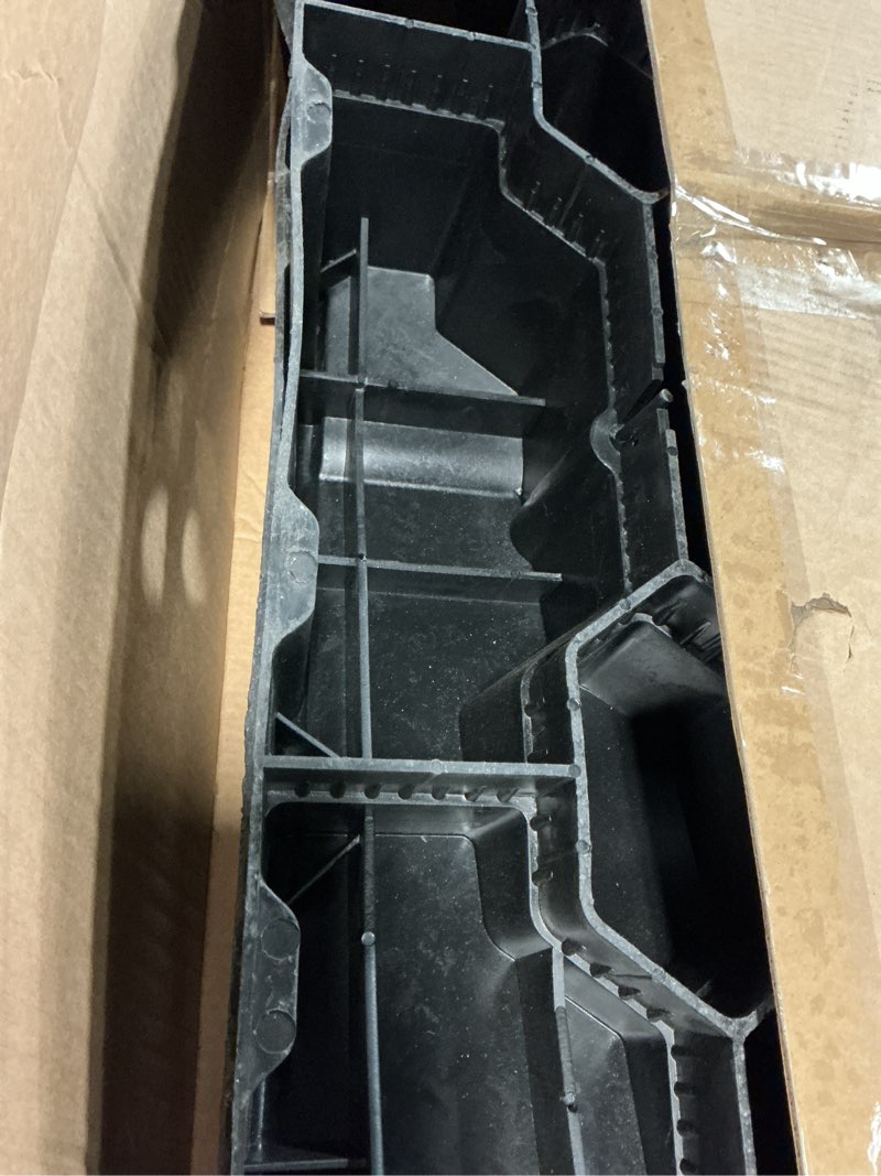 Condition photo showing As Is for garvee plastic car service ramps,portable low profile car ramps for maintenance or oil changes,5 ton (12000 lb) capacity,lift height 6.7 in, home garage,vehicle auto garage repair 2 pack