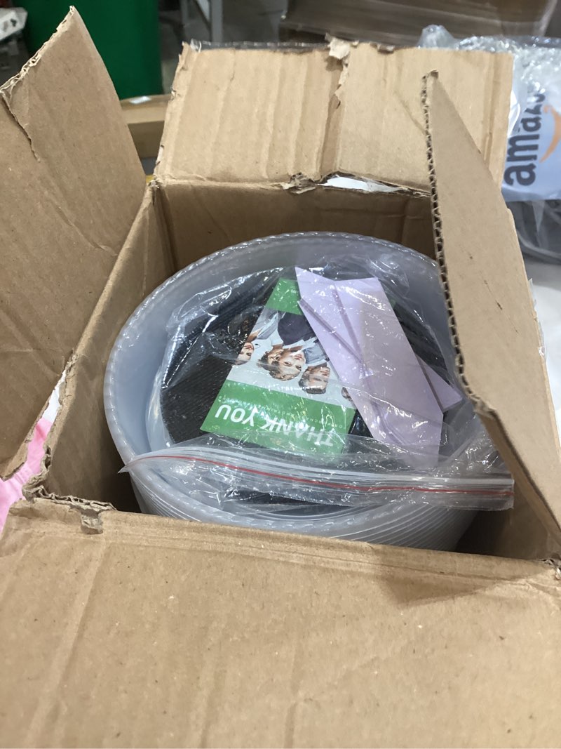 Condition photo showing Good Condition for btplastik clear plastic nursery pots for plants, 6 inch transparent plant pot with drainage holes, flower pots with saucers, seed starter pots with 15 pcs plant labels, gardening gifts clear 6 inch-15p