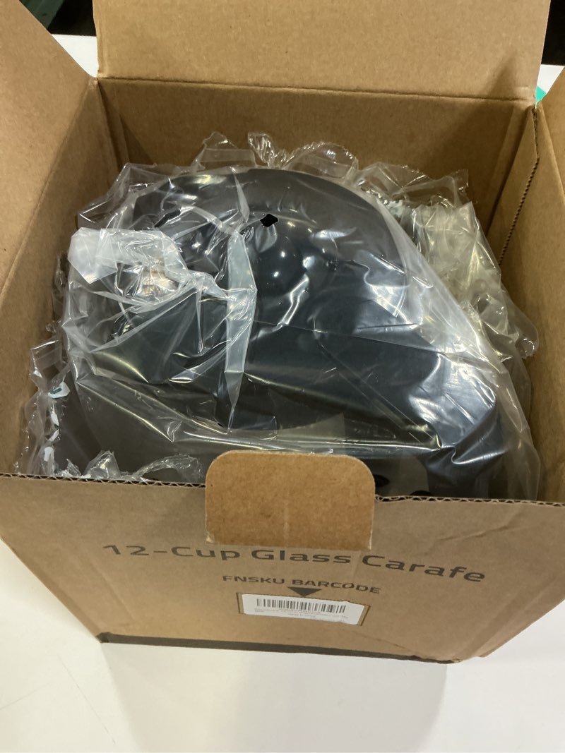 Condition photo showing New/Like New for 12-Cup Replacement Glass Coffee Carafe for Cuisinart Coffee Maker Models DCC-1200, DCC-1100BK, DCC-2650, CHW-12, CHW-12P1, DGB-550BK, DGB-550BK1, DGB-625BC, DGB-700BC, and SS-12 | Part# DCC-1200PRC