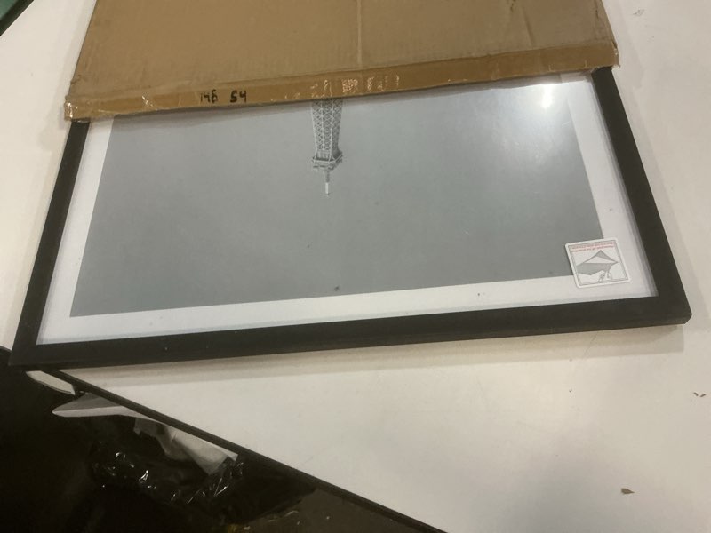 Condition photo showing Good Condition for upsimples 20x26 Picture Frame, Display Pictures 18x24 with Mat or 20 x 26 Without, Wall Hanging Poster Frames, Black, 1 Pack Black 20x26