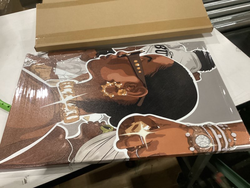 framed beige abstract canvas wall art pattern painting poster artwork print office living room bedroom decor 12x16 inch ready to hang12x16in