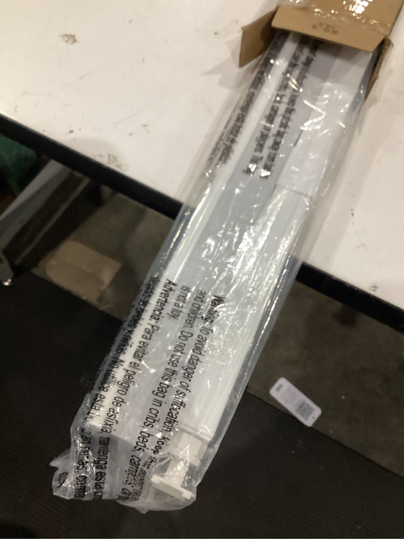 Condition photo showing Good Condition for lazblinds cordless cellular shades, no tools no drill blackout honeycomb shades pleated blinds for windows, 34'' w x 48'' h, silver white blackout-silver white 34'' w × 48'' h