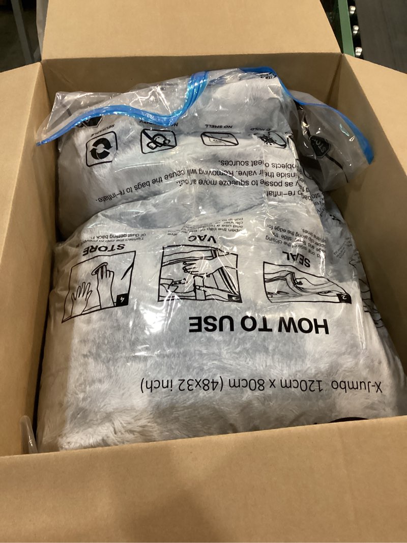 Condition photo showing Good Condition for CAROMIO Fluffy Area Rugs for Living Room 9' x 12' Modern Plush and Thick Faux Fur Shag Rug Non-Slip Tie Dye Carpet for Bedroom, Fuzzy Shaggy Rugs for Kids Nursery Dorm, Light Grey 9' x 12' (Rectangular) Light Grey