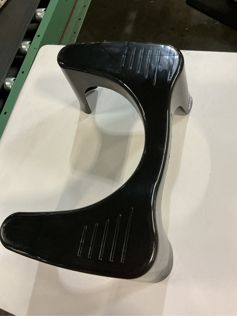 Condition photo showing Good Condition for Squatty Potty The Original Bathroom Toilet Stool, Curve Lightweight with Sleek and Modern Design, Black, 7"
