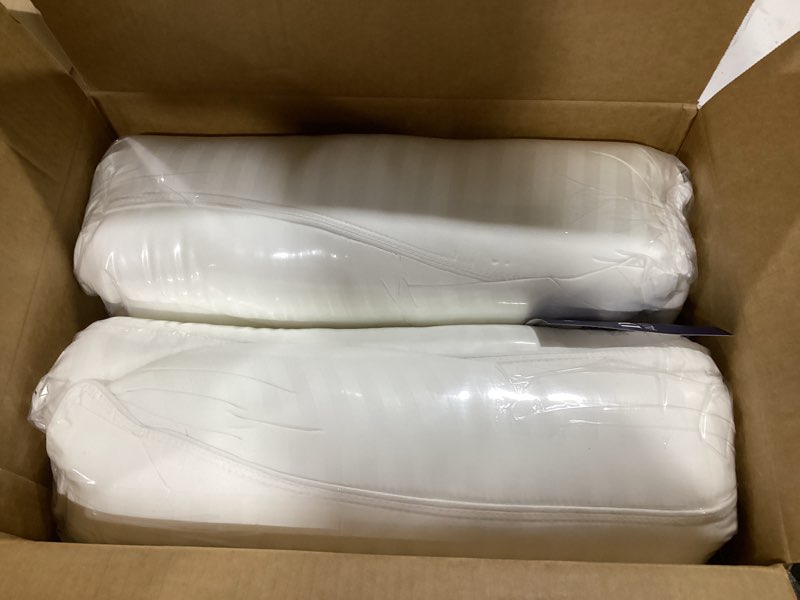 Condition photo showing New/Like New for beckham hotel collection bed pillows standard/queen size set of 2 - original soft down alternative pillow for sleeping - soft support for back, stomach or side sleepers queen / standard white
