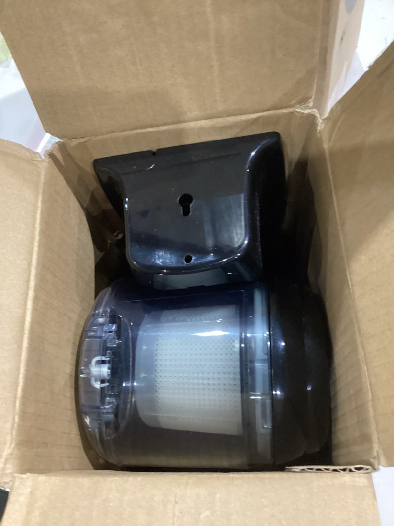 Condition photo showing As Is for black+decker dust buster pivot vac handheld vacuum cordless, car vacuum portable rechargeable, extendible crevice tool and 200 degree pivoting nozzle, strong suction, lightweight (bdh2000pl)