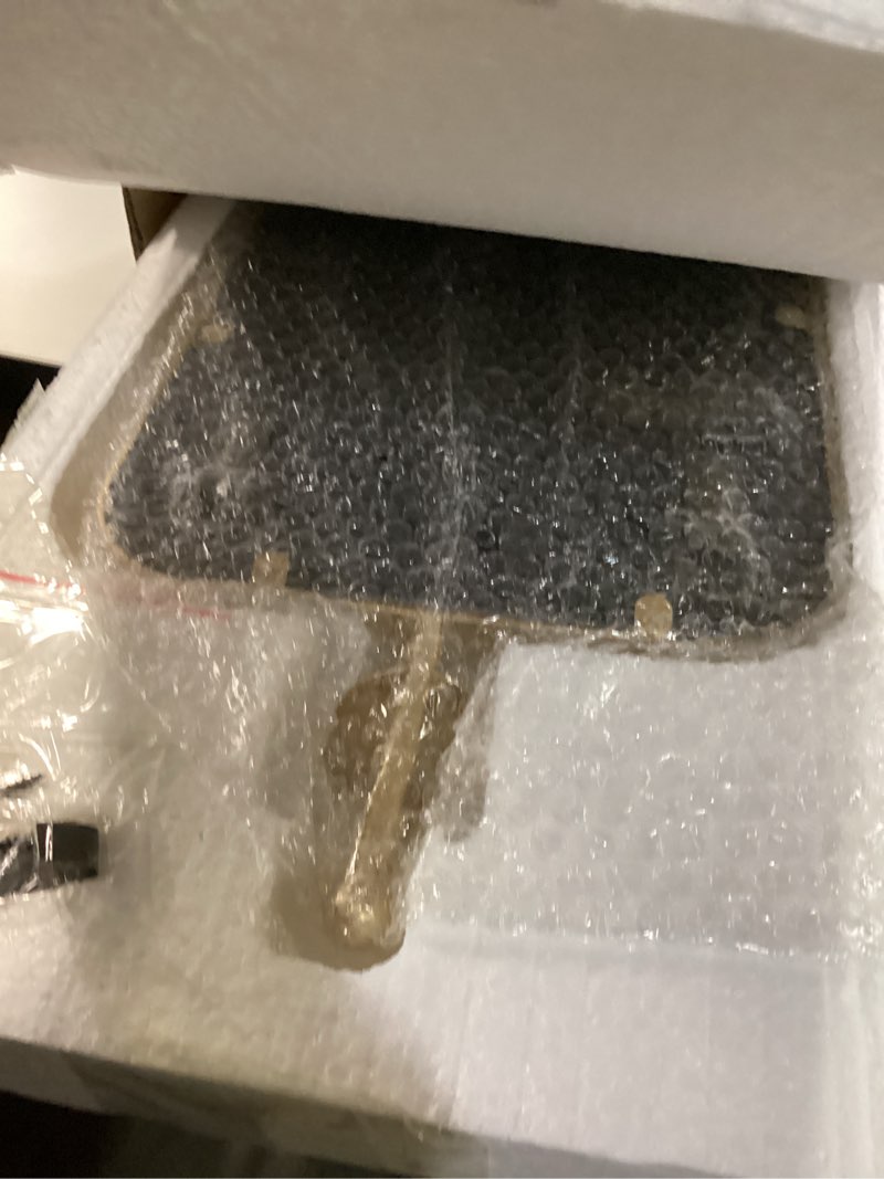 Condition photo showing Good Condition for Black Arched Mirror for Narrow Space Home Decor, Metal Rectangle Frame with Rounded Corners Mirror for Ling Room Enterway 9" X 36‘ Black-1pack 9X36“