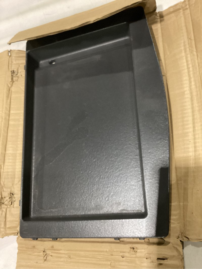 Condition photo showing As Is for PETKAO 7599 Griddle for Weber Genesis II Grills & II LX 300/400/600 Series, Cast Iron Griddle Plate for Weber GS4 Genesis II Griddle Insert, Replacement Parts for Genesis 2 GS4 Grill Accessories 66805 For Weber 7599 Griddle 17" x 13" x 1"
