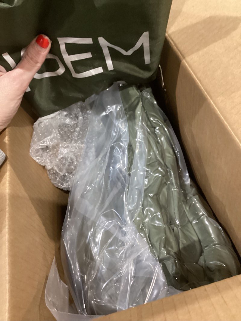 Condition photo showing New/Like New for Origem Self Inflating Sleeping Pad with Electric Pump, 4" Ultra-Thick Memory Foam Camping Mattress, Foam Campinging Mat for Tent, Camping,Traveling and Car, Easy to Inflate and Deflate (Green)