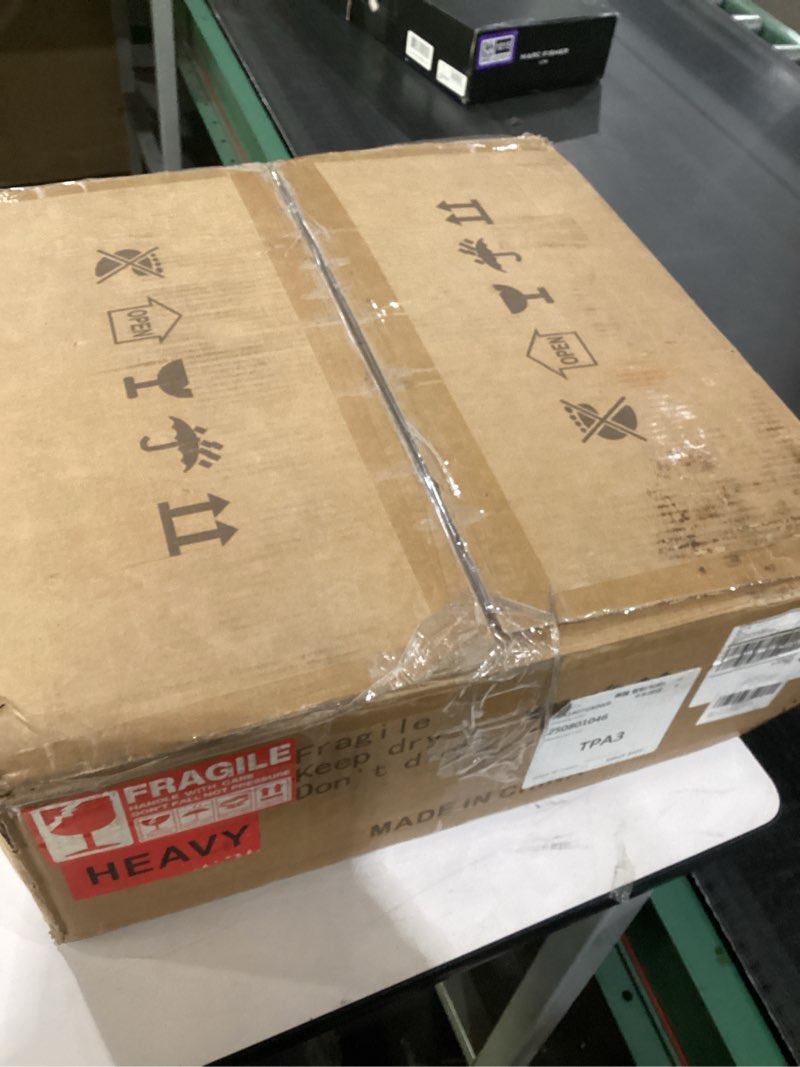 Condition photo showing Good Condition for Modern Crystal Gold Chandeliers - Round Chandelier for Dining Room 3-Tier 8-Light Ceiling Light Fixture for Living Room Bedroom Entryway