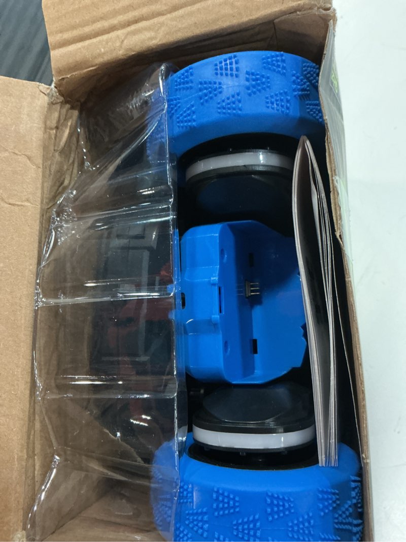 Condition photo showing Good Condition for remote control stunt car 4wd 360° flip double?sided rc cars, led light bar, usb?c modular battery, 2.4ghz outdoor beach toy for boys 6?12 years old, birthday & christmas kids gift, blue