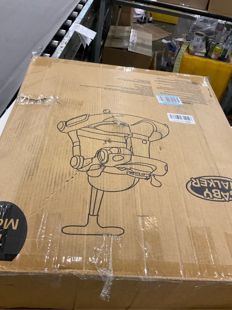 Condition photo showing New/Like New for Baby Walker, 4-in-1 Baby Walker with Wheels Portable, Foldable Infant Toddler Walker for Boys Girls 6-18 Month,Removable Footrest,Car Steering Wheel & Music, Adjustable Push Walker Grey