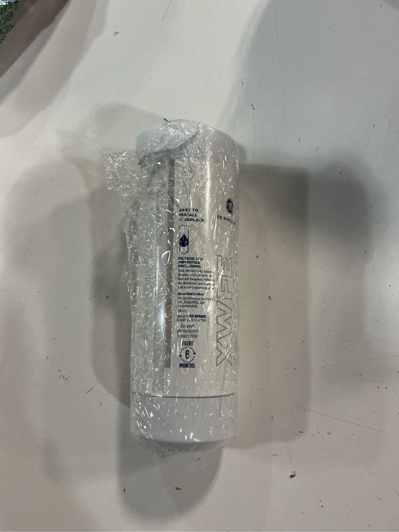 Condition photo showing Good Condition for ge xwfe refrigerator water filter, genuine replacement filter, certified to reduce lead, sulfur, and 50+ other impurities, replace every 6 months for best results, pack of 1