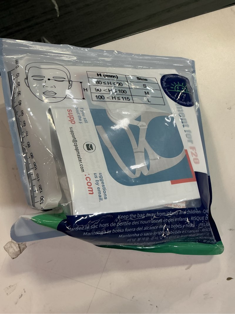 Condition photo showing Good Condition for Improved Replacement Cushion Set (L) for Airfit F20 with Headgear & Frame, Comfortable Fit & Reliable Seal (No Elbow), ItAll Supplies for CPAP Users (Large)