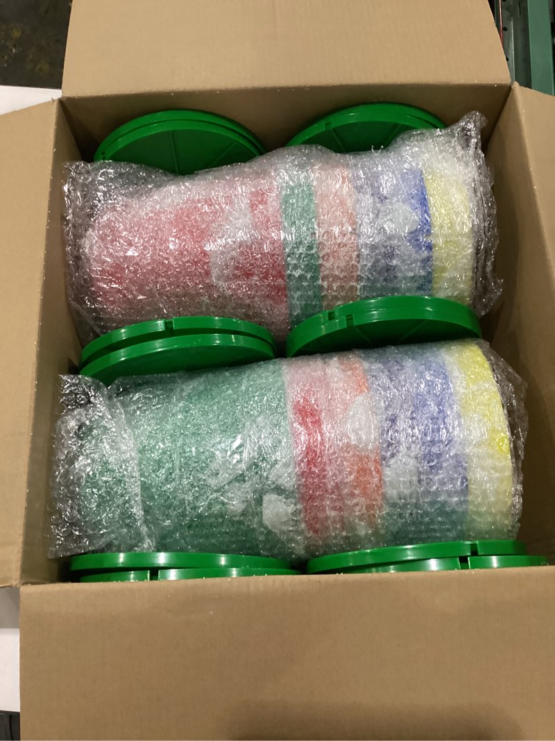 Condition photo showing New/Like New for WILLBOND 12 8" Christmas Gumdrop Pathway Lights - Walkway Colorful Sugar Coated with LED C9 Bulbs Outdoor Decoration for Winter Holiday Lawn, Yard & Garden (12 in 1,Rainbow) 12 in 1 Rainbow 12