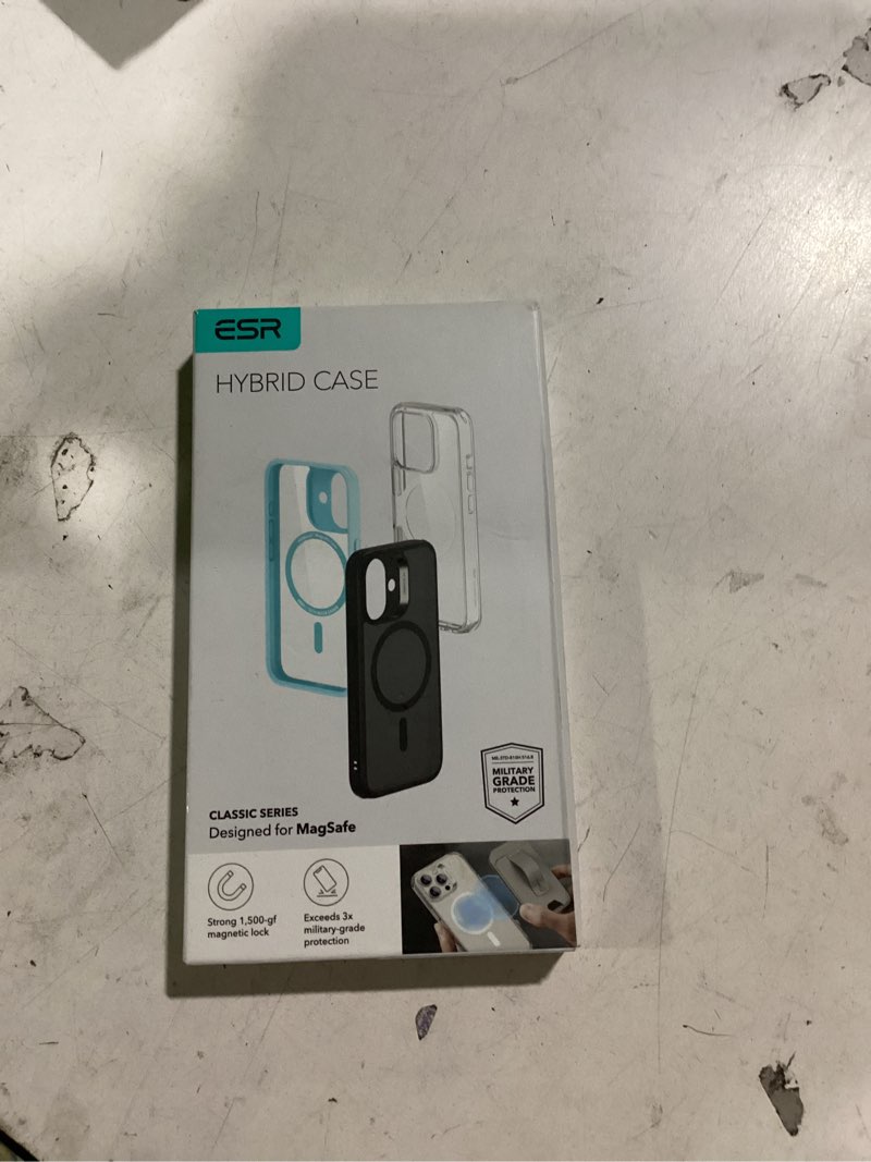 Condition photo showing New/Like New for esr for iphone 16 pro max case, compatible with magsafe, shockproof military-grade protection, magnetic phone case for iphone 16 pro max, classic hybrid case (halolock), clear black b-clear black iphone 16 pro max