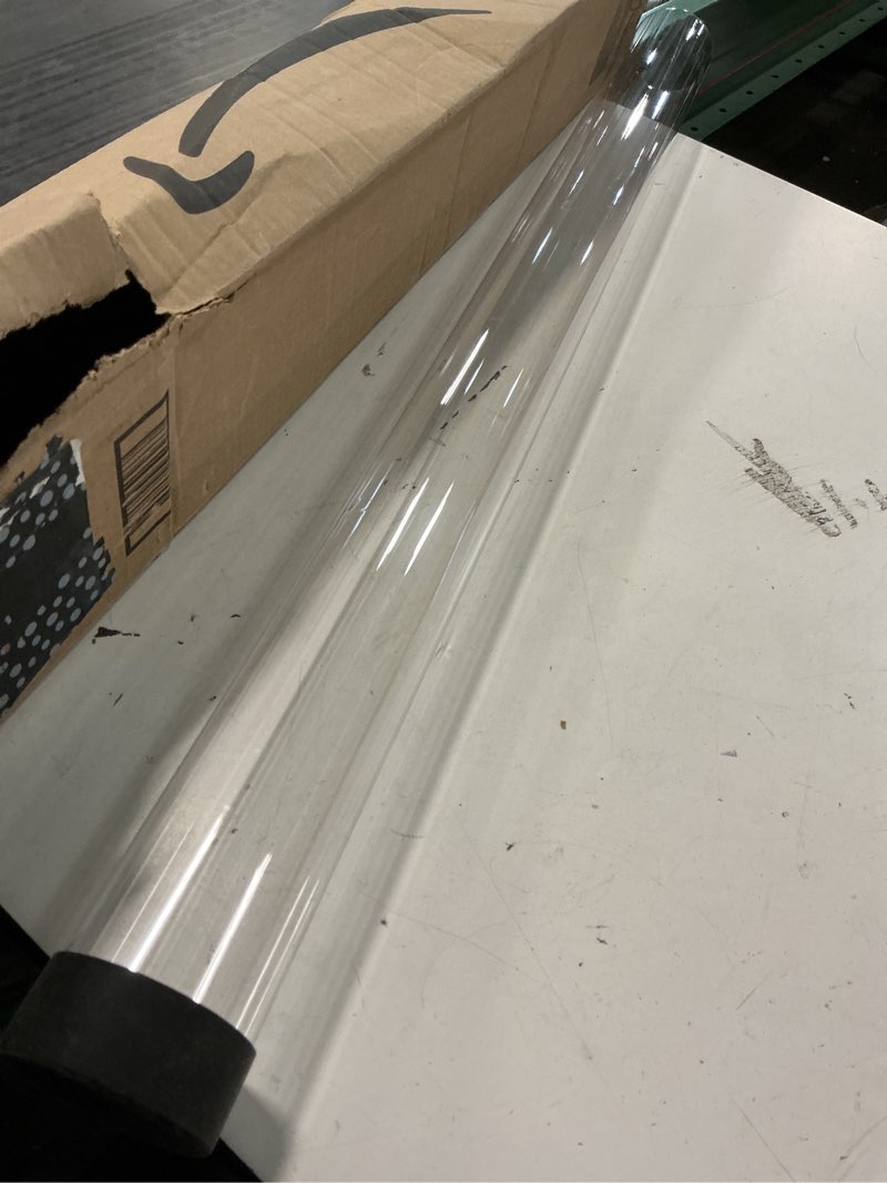 Condition photo showing As Is for 1pc baseball bat tube - 34" bat tube, protect and collect baseball bat, baseball stick display box with black rubber end cover, perfect for baseball stick display