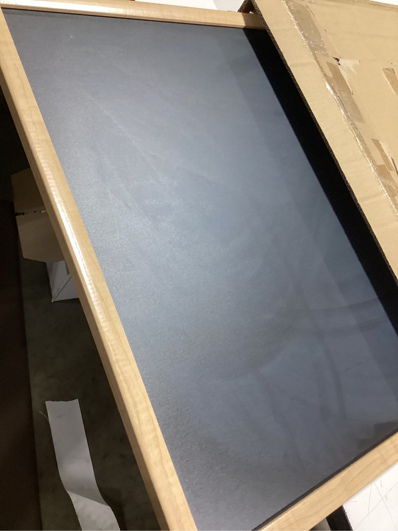 Condition photo showing Good Condition for u brands chalkboard, 36" x 48" inches, birch wood frame