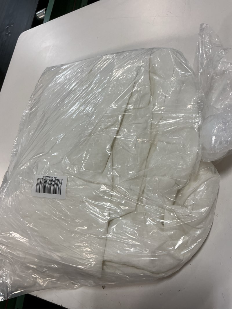 Condition photo showing Good Condition for european linen duvet cover, king/cal king, ivory