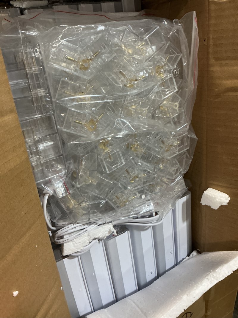 Condition photo showing Good Condition for GOSLARLIT Hexagon LED Garage Lights,6500K Dimmable,Adjustable Brightness,Hexagon Gym Lights for Garage/Car Wash(15.88fts x 7.98fts) 15HEX