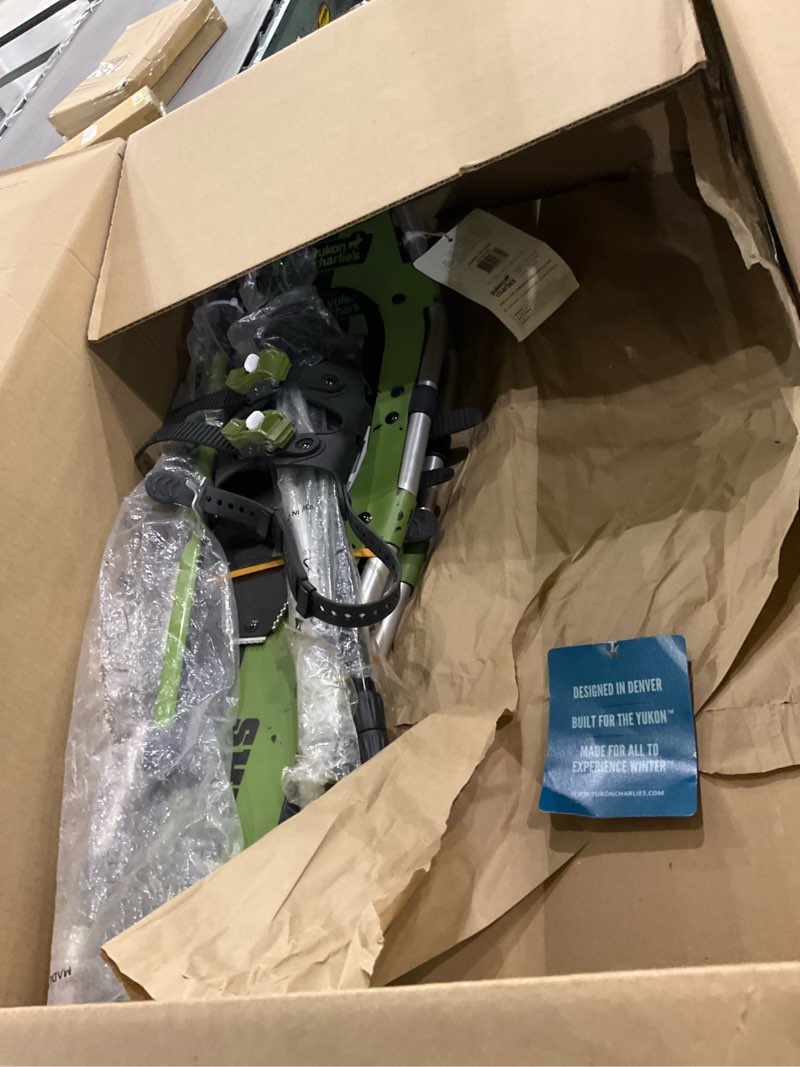 Yukon Charlie's Sherpa Snowshoe Kit, 9-inch x 30-inch, Includes Snowshoes, Trekking Poles and Travel