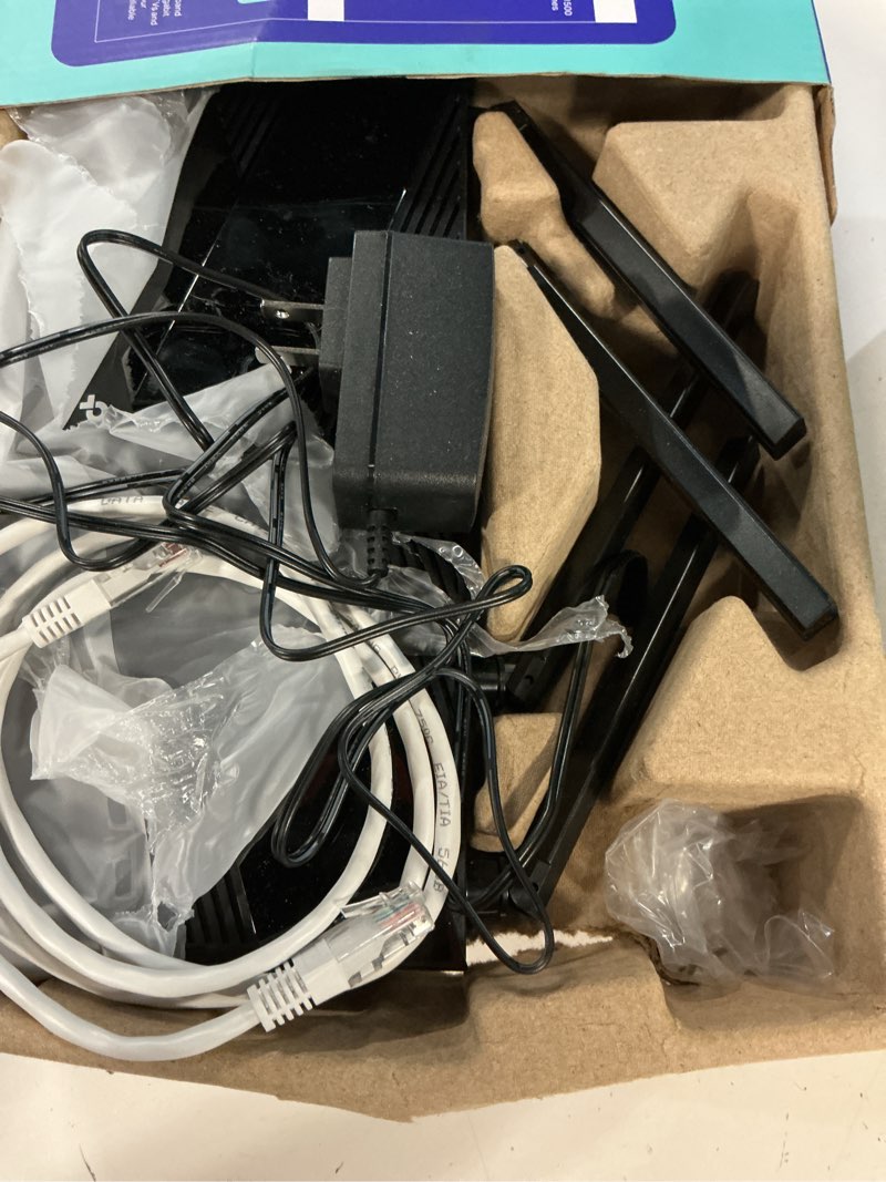 Condition photo showing As Is for tp-link archer ax1500 wifi 6 dual-band wireless router | up to 1.5 gbps speeds
