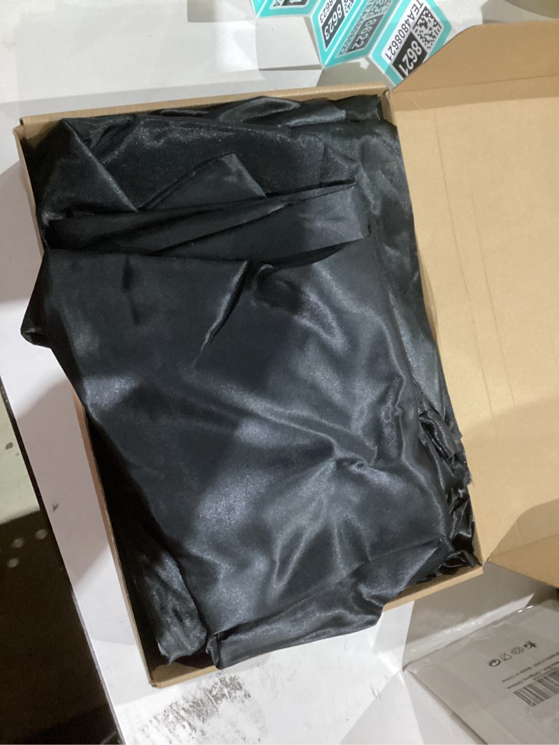 Condition photo showing Good Condition for P Pothuiny Satin Sheets King (6 Pieces, Black) - Luxury Silky Satin Bed Sheets King Bedding Set, Extra Soft King Size Sheets Set, 1 Fitted Sheet + 1 Flat Sheet + 4 Pillow Cases King Black