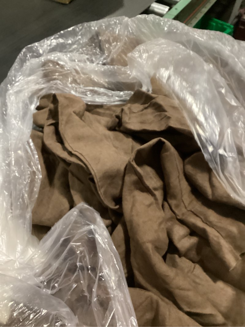 Condition photo showing As Is for quince cotton duvet and sham