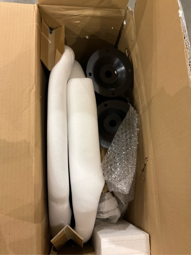 Condition photo showing Good Condition for Pearington Round Bar Height Pub Table, Black, 4pk