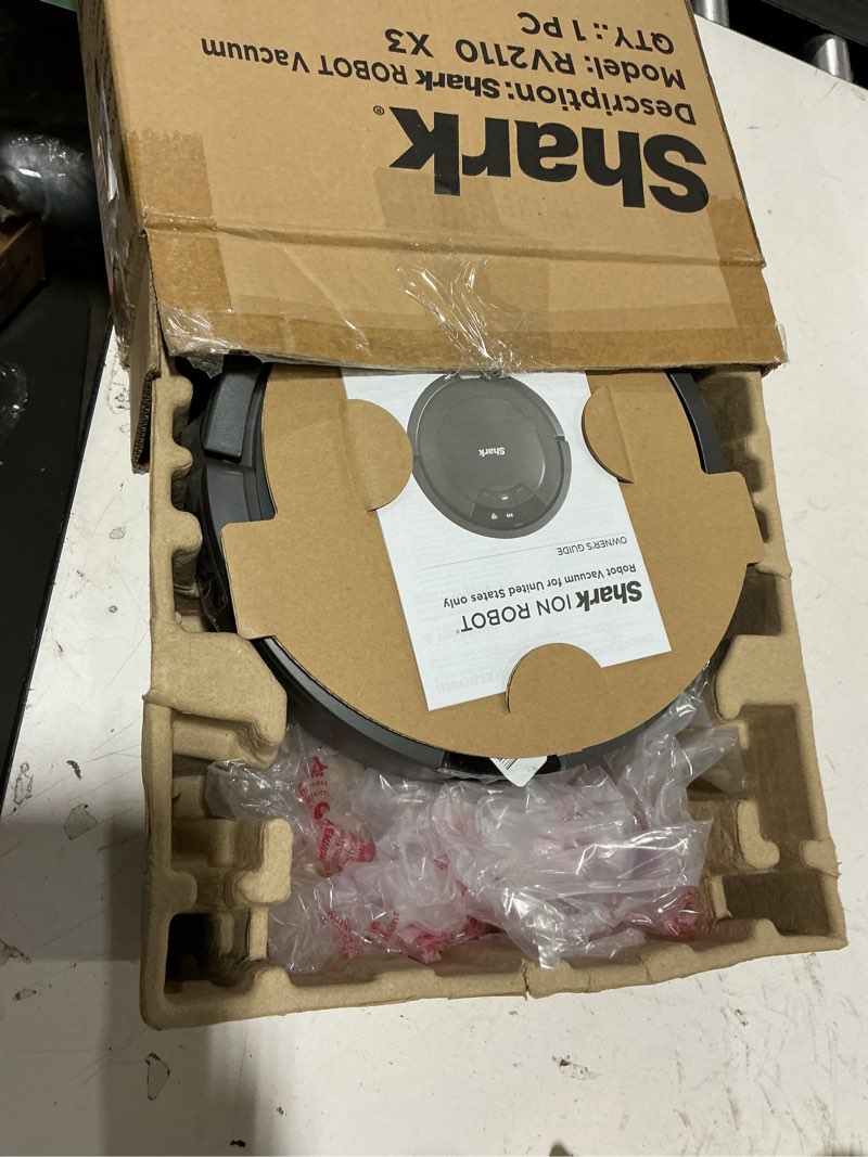 Condition photo showing Good Condition for shark navigator robot vacuum with smartpath navigation and self-cleaning brushroll, powerful suction, pet hair pickup, anti-hair wrap, for carpets & hard floors, steel grey, rv2110 smartpath navigator(grey)