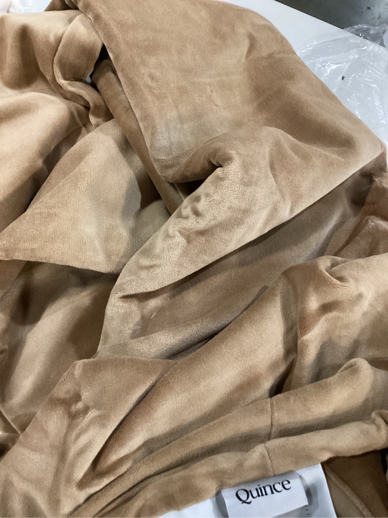 Condition photo showing Good Condition for curtain brown 48”x108” 