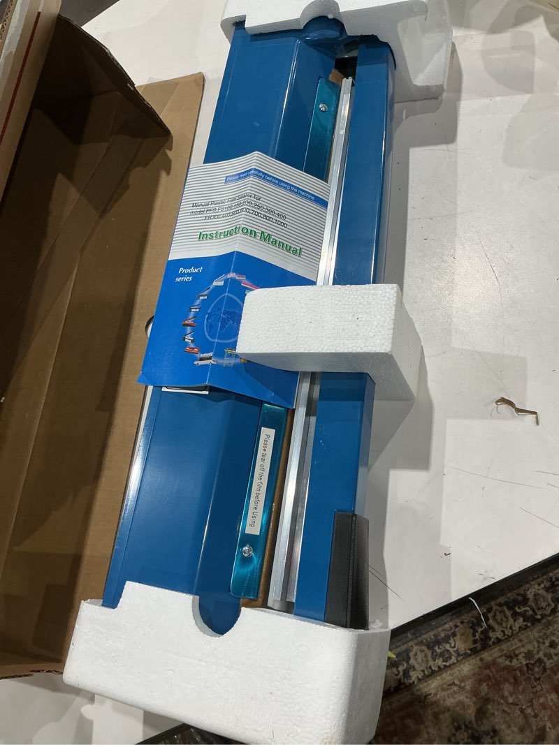 Condition photo showing Good Condition for 16 inch impulse heat sealer manual bags sealer sealing machine heating closer for plastic pe pp mylar poly foil bags home restaurant food storage with extra replace element