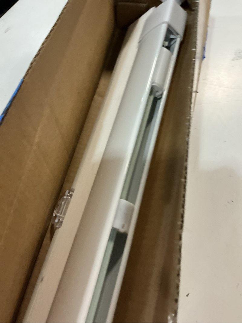 Condition photo showing Good Condition for lazblinds no tools no drill cordless cellular shades, light filtering honeycomb shades for home, thermal insulation blinds for windows, 22" w x 48" h, white light filtering-white 22" w x 48" h