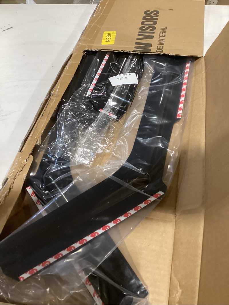 Condition photo showing Good Condition for in-channel rain guards for 2021-2026 jeep grand cherokee l, window visor shields vent deflector shade wind dark smoke 2022 2023 2024 2025 21 22 23 24 25 26, tape-on inside-mount, 4pcs for 2021-2026 | jeep grand cherokee l | in-channel