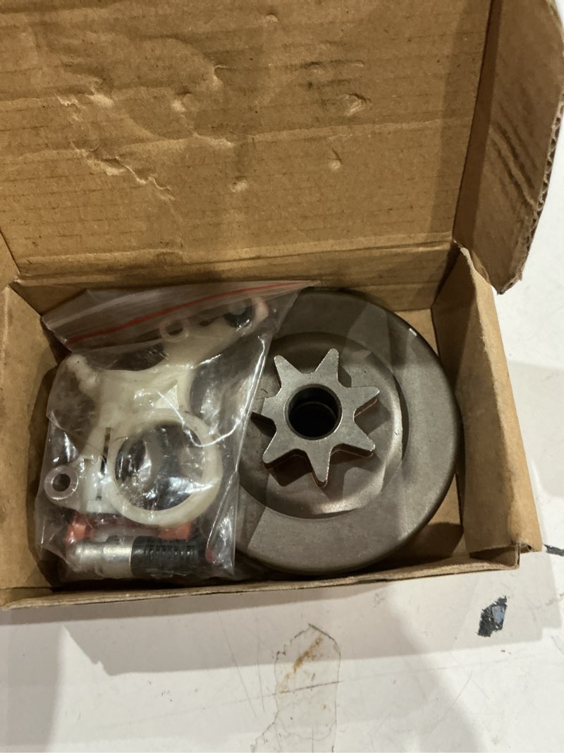 Condition photo showing As Is for 325"-7t ms271 clutch drum sprocket with oil pump kits for stihl ms271 ms291 ms 271 291 chainsaws replace 1121 640 2001 1141 640 3203