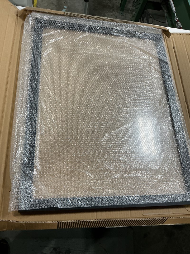 Condition photo showing New/Like New for americanflat 18x24 poster frame with polished plexiglass - black picture frame - wide photo frames made of engineered wood for vertical or horizontal wall display - epic collection - black black 18x24