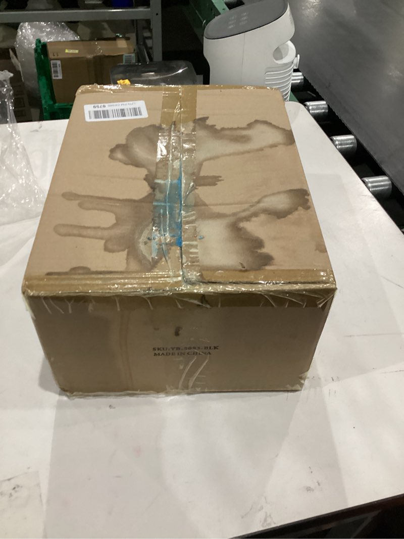 Condition photo showing New/Like New for SunnyPoint 3-Tier Delicate Compact Rolling Metal Storage Organizer - Mobile Utility Cart Kitchen/Under Desk Cart with Caster Wheels - BLK (15.35" X 10.24" X 26.8"H)