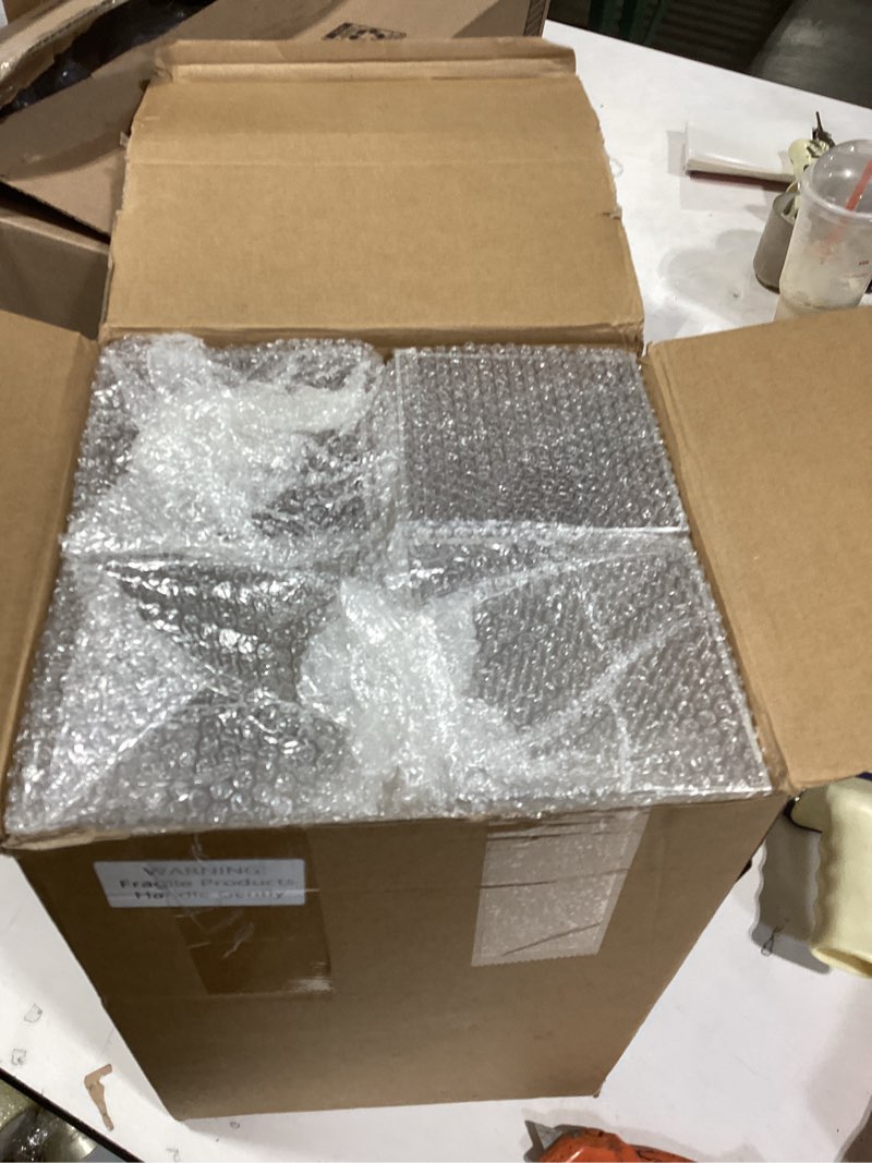 Condition photo showing New/Like New for Juexica 12 Pcs Clear Acrylic Box with Lid Plastic Small Acrylic Boxes Decorative Storage Box Jewelry Display Mini Clear Container for Home Candy Pill Tiny Jewelry(Square,4.7 x 4.7 x 4.7) 4.7 x 4.7 x 4.7" Square