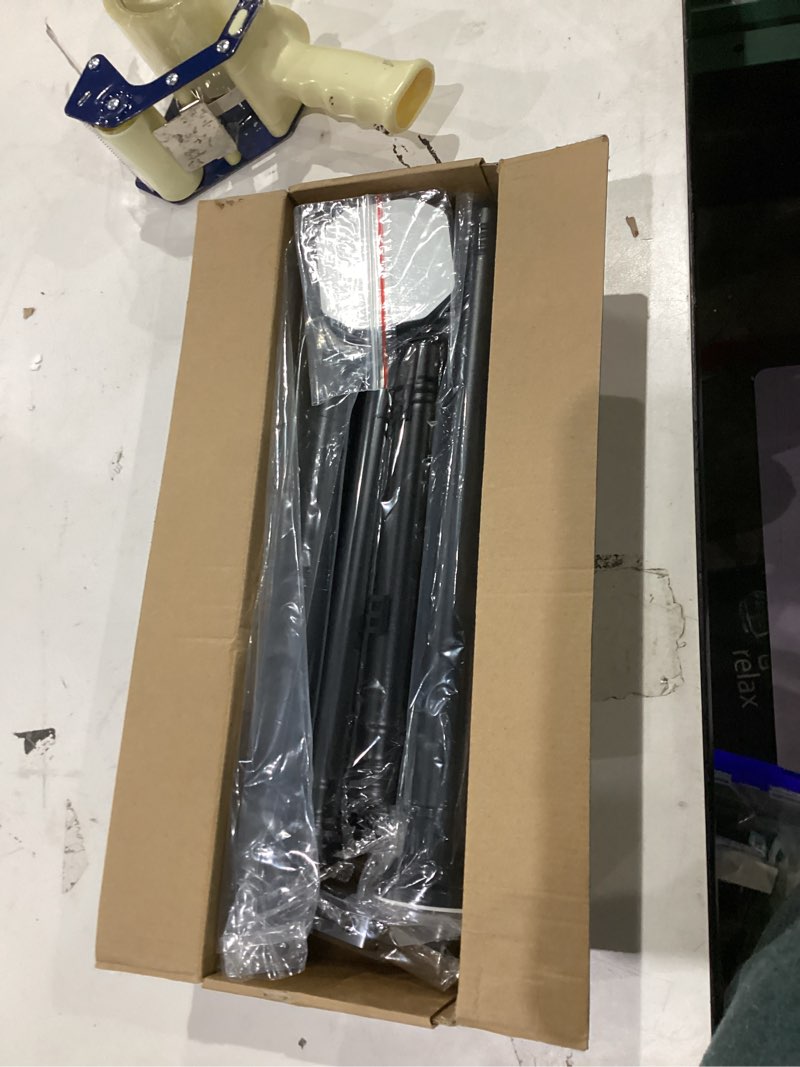 Condition photo showing Good Condition for Tension Shower Curtain Rods Black Long Curtain Rod 30 to 100 inch Adjustable Spring Heavy Duty Rods for Bathroom Windows Outdoor No Drill No Slip Stainless Steel 30-100“ Black